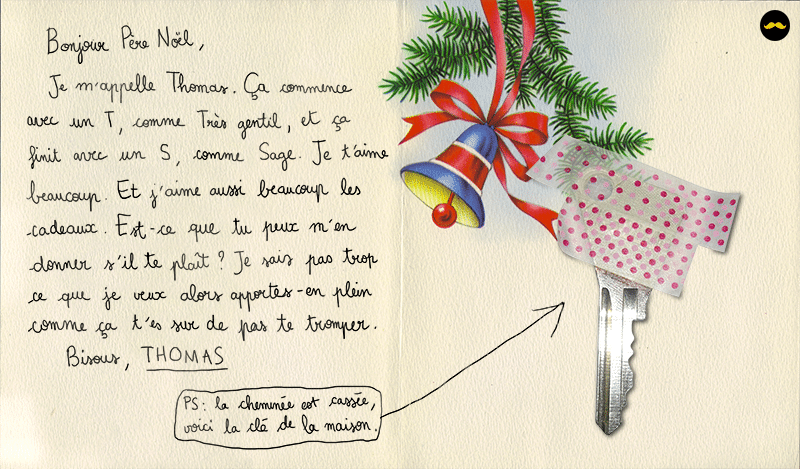 Les meilleures lettres d'enfants au père Noël