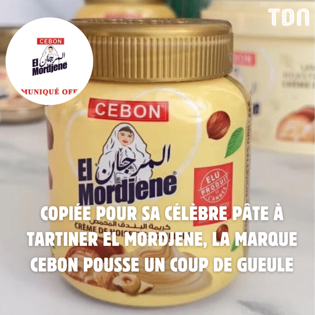 Copiée pour sa célèbre pâte à tartiner EL Mordjene la marque Cebon