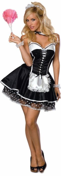 Costume Adulte Sexy Soubrette Mutine Taille S