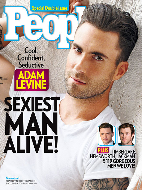 Adam Levine on the Cover of People Magazine