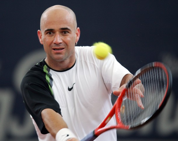 André Agassi ne marchait jamais sur les lignes lorsqu'il se replaçait