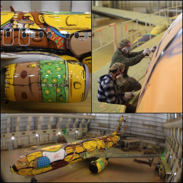 os-gemeos-paints-the-brazilian-national-team-plane7