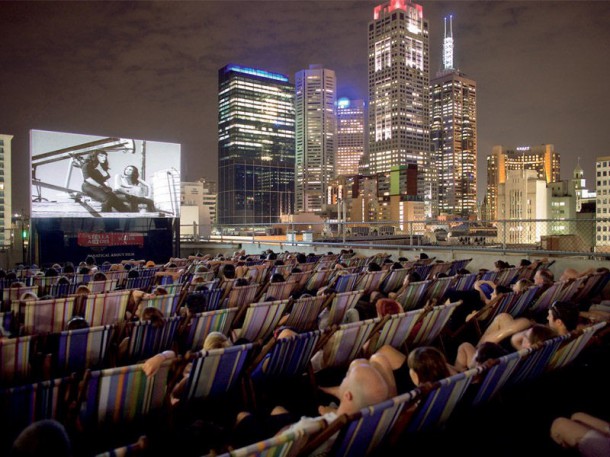 Cinéma sur un toit, Australie