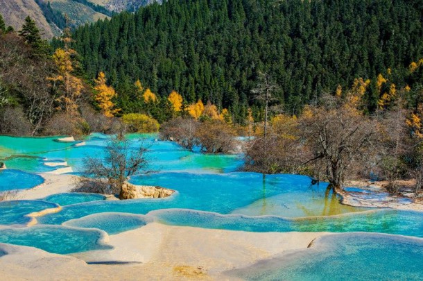 Vallée de Huanglong, Chine