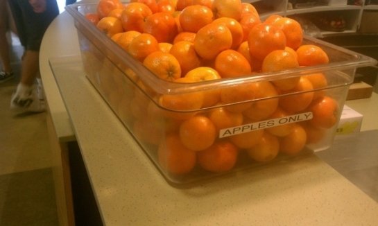 On savait pas que les pommes pouvaient autant ressembler à des oranges..