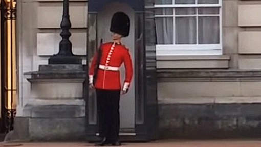 Video Un Garde De La Reine D Angleterre Danse En Plein Service