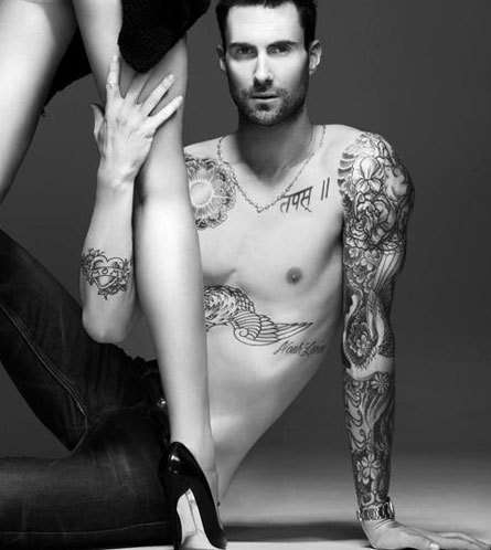 adam levine vogue