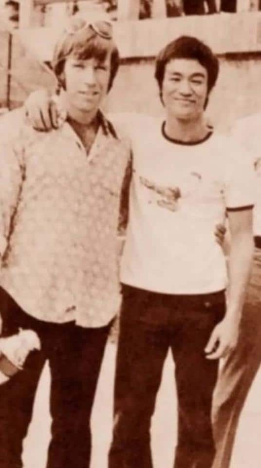 Chuck Norris et Bruce Lee
