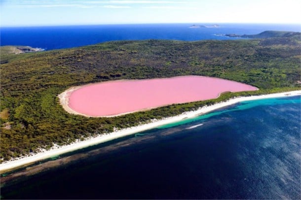 Le Lac Rose à Retba, Sénégal