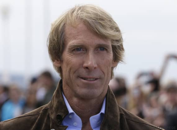 US director Michael Bay poses in front of beach huts, on the Deauville promenade during the 41st American Film Festival, Friday, Sept. 11, 2015, in Deauville, western France. (AP Photo/Lionel Cironneau)