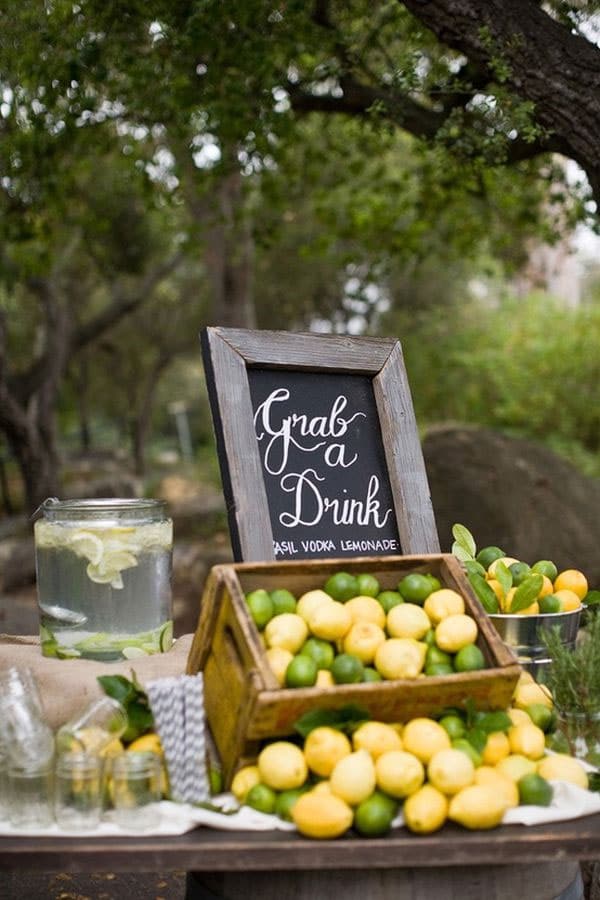 bar à limonade mariage