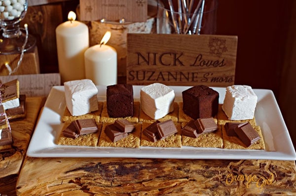 Bar à chocolat pour mariage