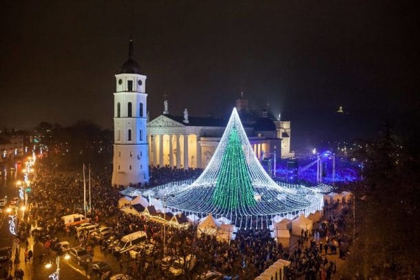 Arbre de Noël de Vilnius