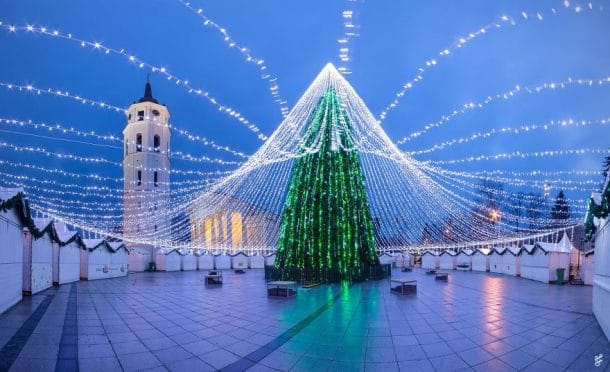 Sapin de Noël de Vilnius