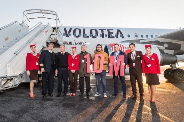 Pierre Droneau : 10 millionième passager de la compagnie espagnole Volotea