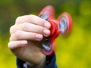hand spinner en action