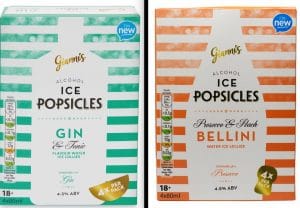 glaces alcoolisees aldi