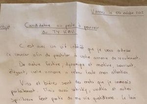 lettre de motivation TyKav