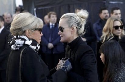 Brigitte Macron abasourdie par l'attitude de Laeticia Hallyday