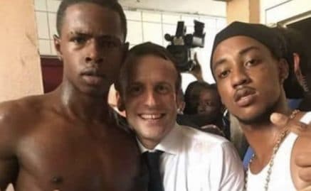 Emmanuel Macron photo polémique