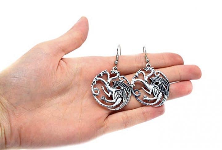 boucles oreilles targaryen