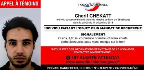 Chérif Chekatt a parlé avec un taxi