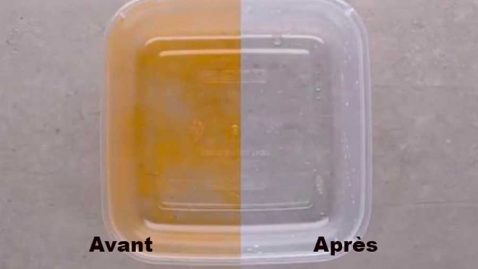 nettoyer tupperware astuce