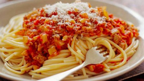 spaghettis à la bolognaise fake news