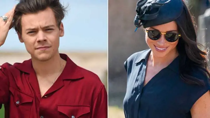 meghan markle harry styles bébé