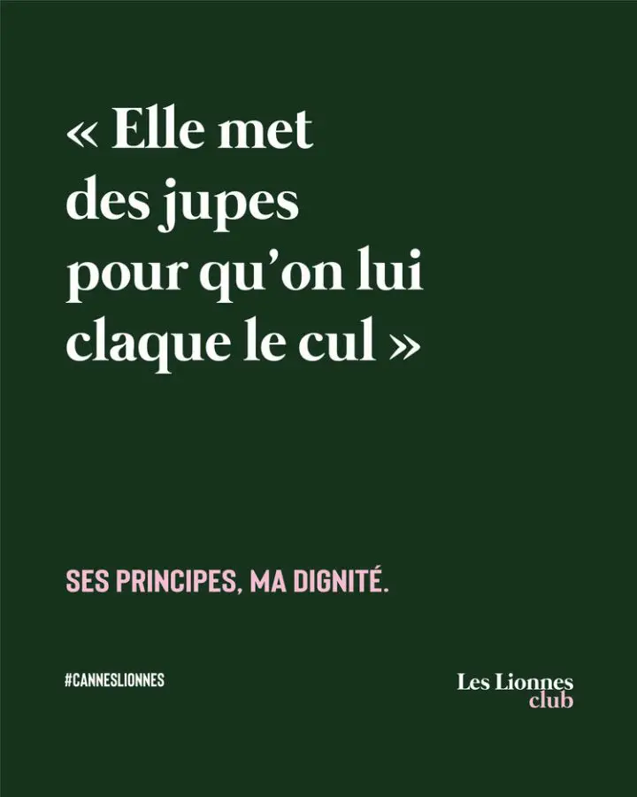 Les lionnes harcèlement pub 38