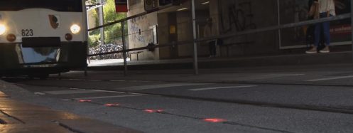 Une vidéo d'accident de tram réellement impressionnante