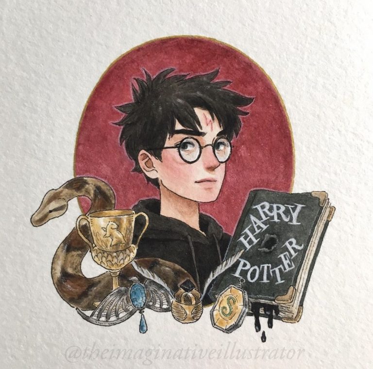 Harry potter en promo dessin