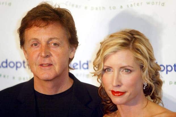 paul mcCartney et Heather Mills