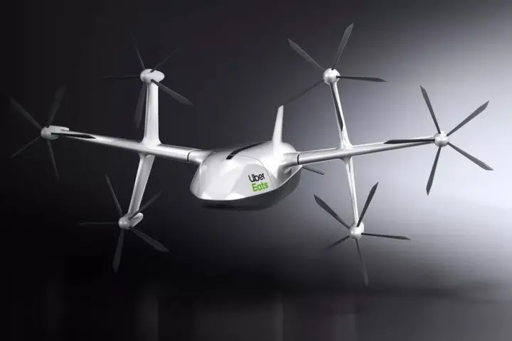 Drone uber eats