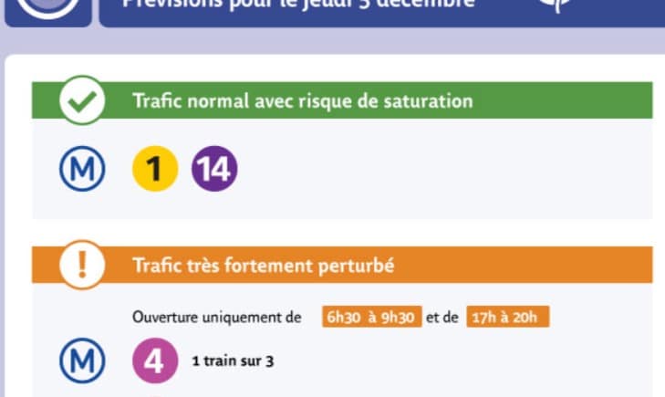 Greve Du 5 Decembre Decouvrez Si Vos Lignes Sont Touchees