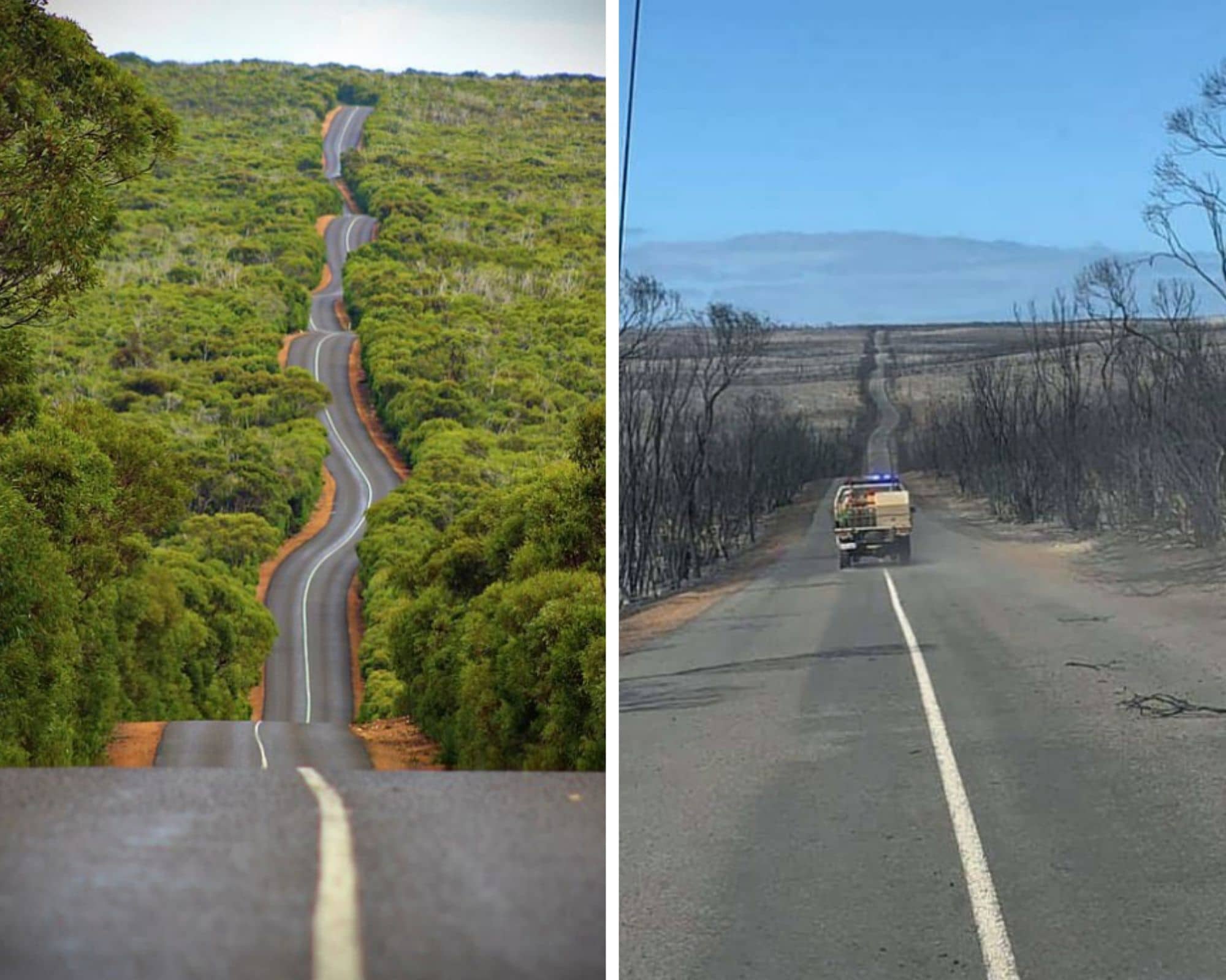 Australie : les photos chocs avant et après les incendies ...