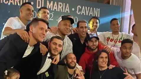 Les joueurs de PSG déchainés lors d'une soirée