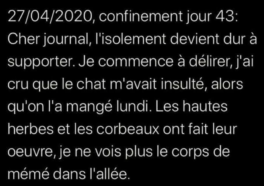 Découvrez Ces Publications Hilarantes Des Internautes Sur Le Confinement