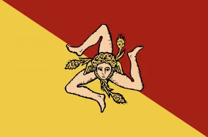 Sicile Drapeau