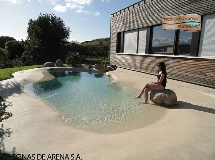 Les "piscines de sable" cette nouvelle tendance qui transforme vos jardins en véritables