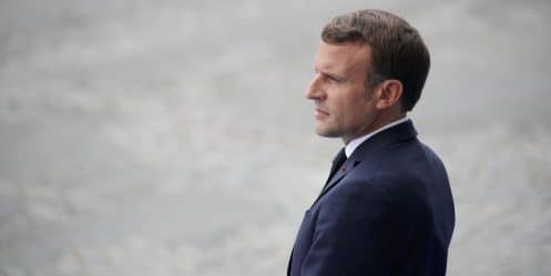 Emmanuel Macron manifestants 14 juillet