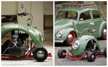Il transforme une Coccinelle en kart