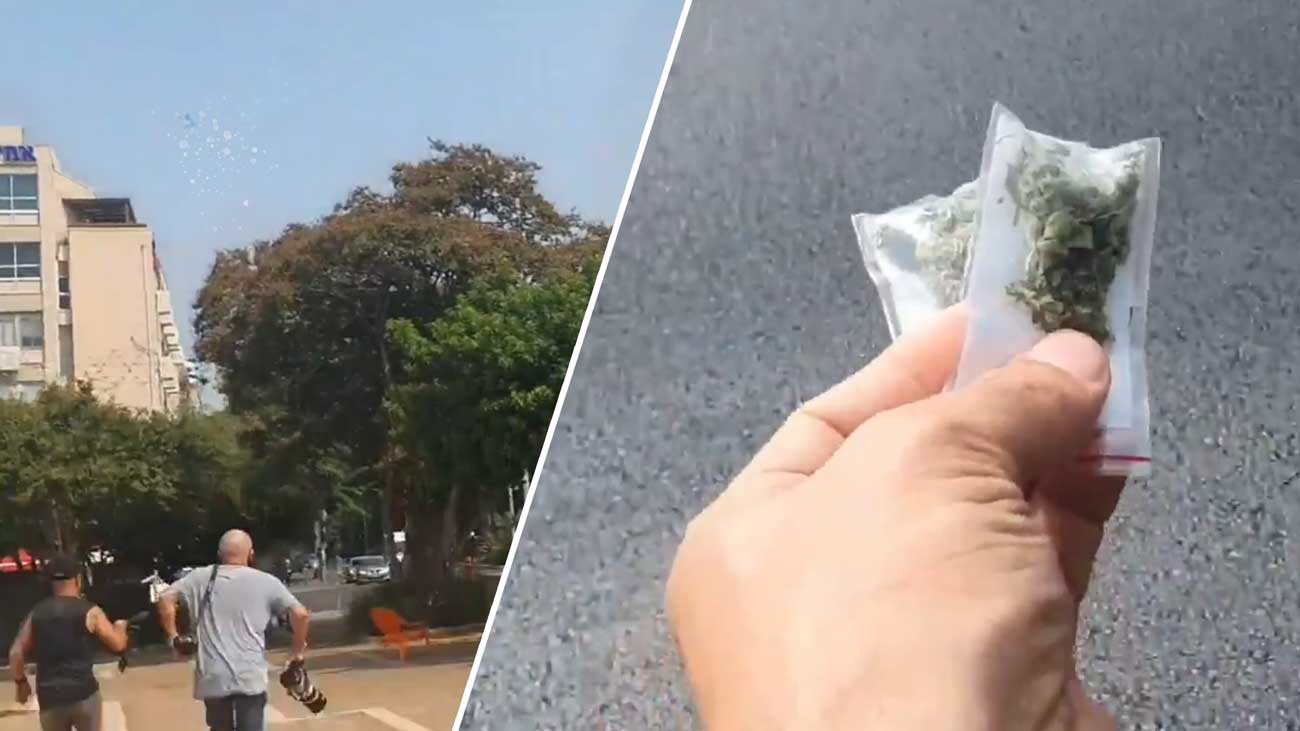 Download Des sachets de weed tombent du ciel en Israël : un drone lâche gratuitement du cannabis dans les ...