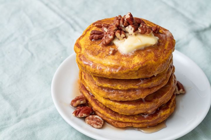 Découvrez la recette des pancakes de courge