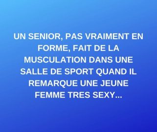 Un senior fait de la musculation dans une salle de sport