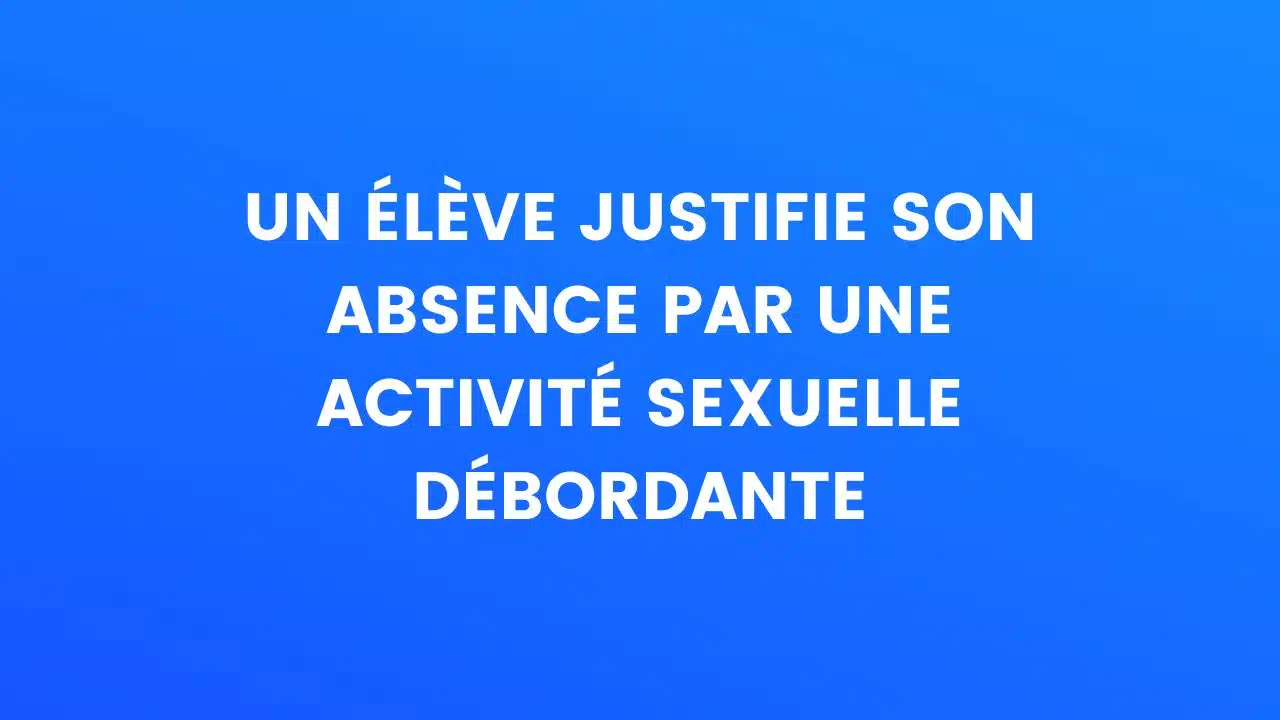 blague eleve