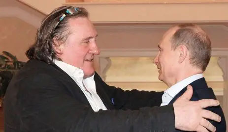 Gérard Depardieu accrochage Claire Chazal Vladimir Poutine