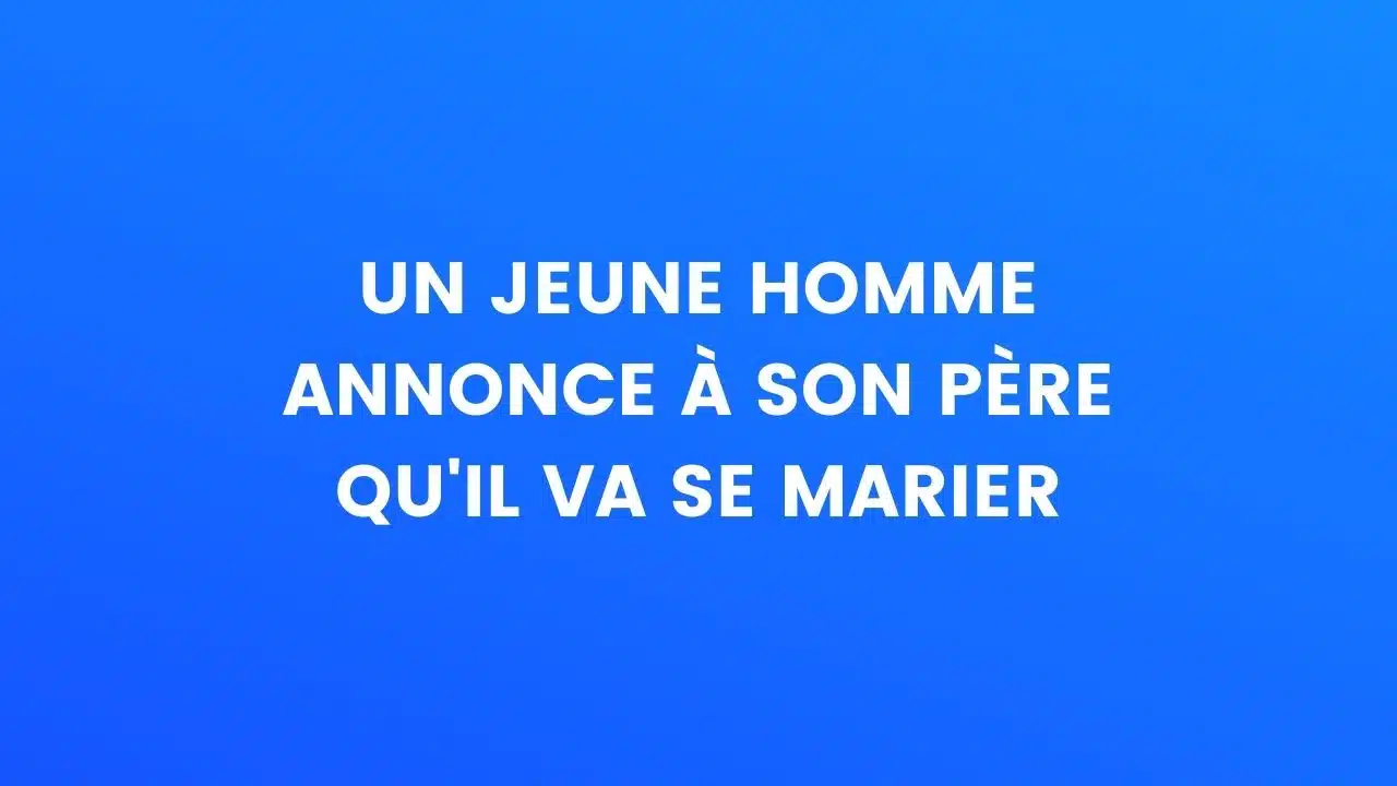 blague mariage