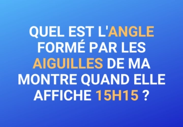 angle montre