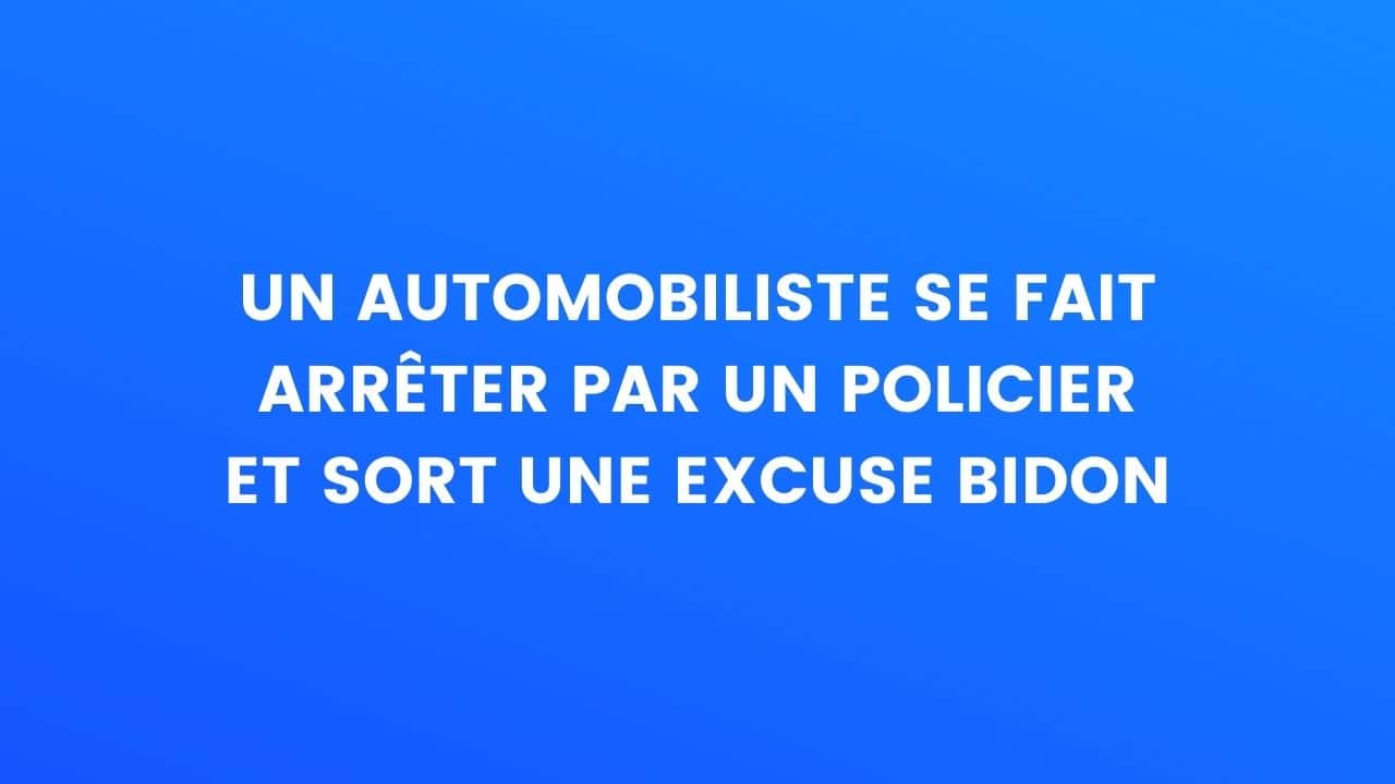 blague policier